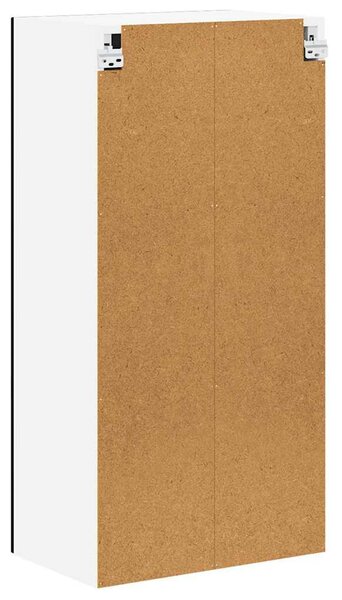 Fali konyhaszekrény polcokkal Fekete 50 x 31 x 100 cm Faanyag
