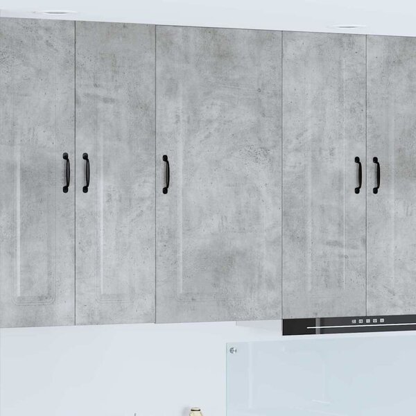 Fali konyhaszekrény Beton Szürke 50 x 31 x 100 cm Faanyag