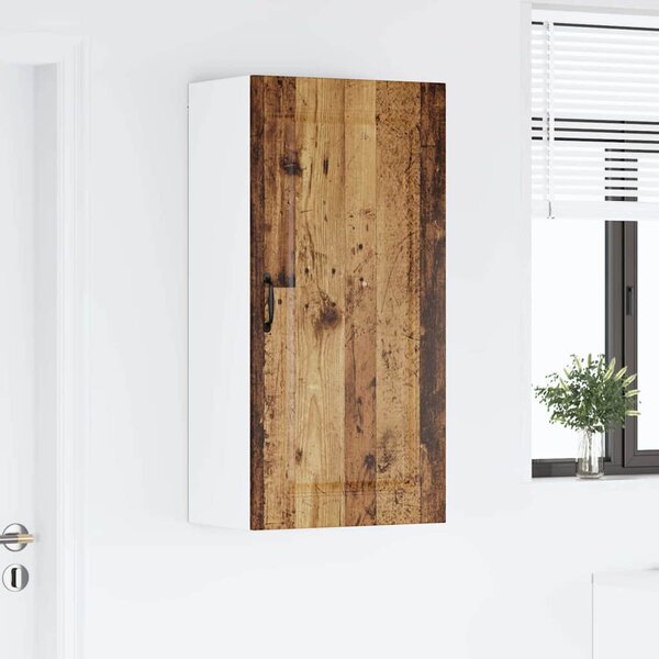 Fali konyhaszekrény polcokkal Öreg fa 50 x 31 x 100 cm Faanyag