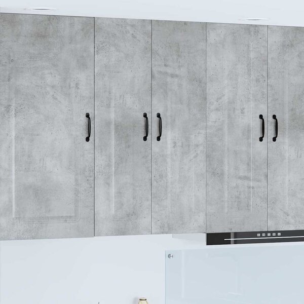 Fali konyhaszekrény Beton Szürke 60 x 31 x 100 cm Faanyag