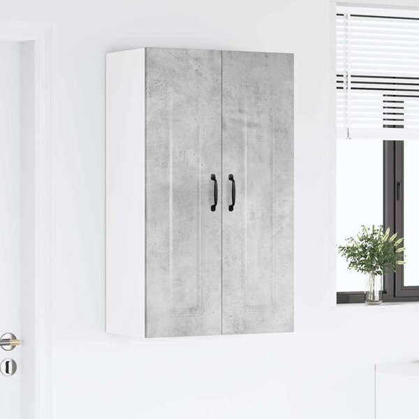 Fali konyhaszekrény Beton Szürke 60 x 31 x 100 cm Faanyag