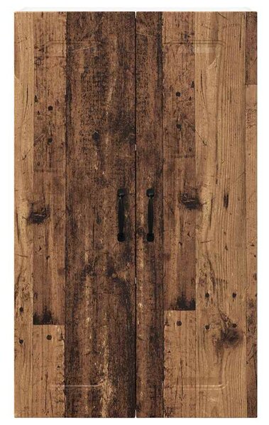 Fali konyhaszekrény polcokkal Öreg fa 60 x 31 x 100 cm Faanyag