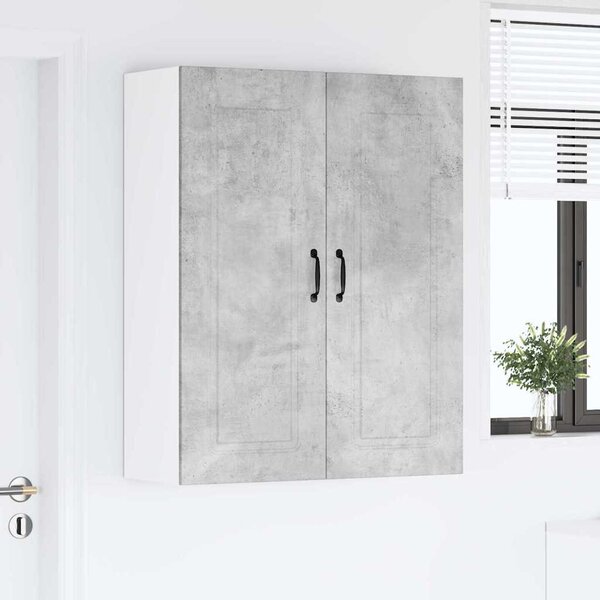 Fali konyhaszekrény Beton Szürke 80 x 31 x 100 cm Faanyag