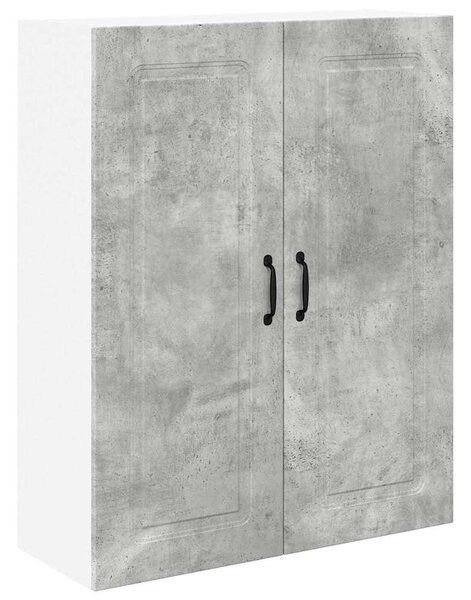 Fali konyhaszekrény Beton Szürke 80 x 31 x 100 cm Faanyag