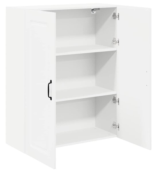 Fali konyhaszekrény Magas Fényű Fehér 80 x 31 x 100 cm Faanyag