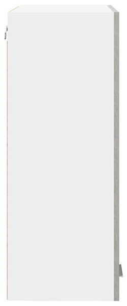 Függő szekrény tárolóval Beton Szürke 60 x 31 x 80 cm Faanyag