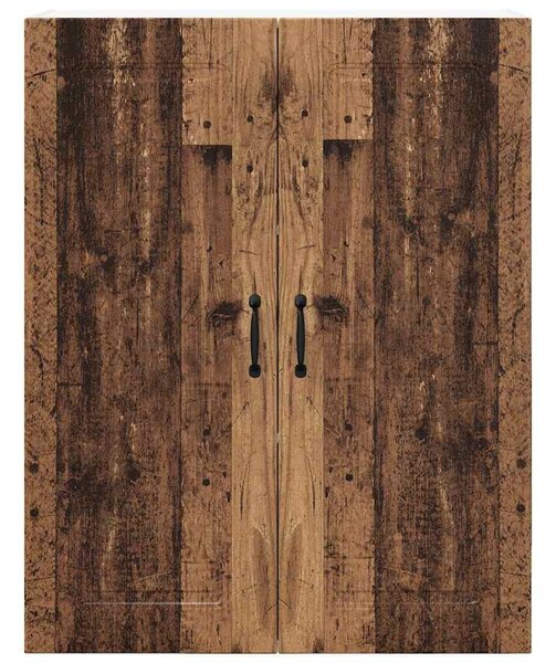 Fali konyhaszekrény polcokkal Öreg fa 80 x 31 x 100 cm Faanyag