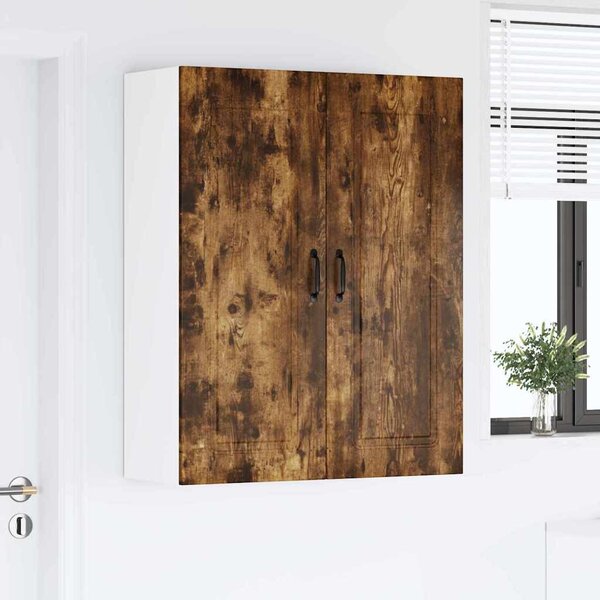 Fali konyhaszekrény Füstölt tölgy 80 x 31 x 100 cm Faanyag