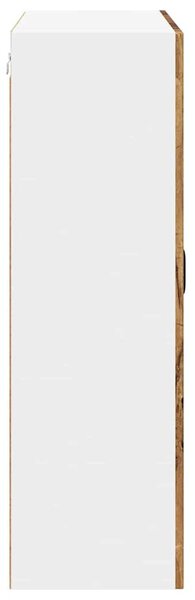 Fali konyhaszekrény ajtóval Öreg fa 80 x 31 x 100 cm Faanyag