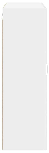 Fali konyhaszekrény Magas Fényű Fehér 80 x 31 x 100 cm Faanyag
