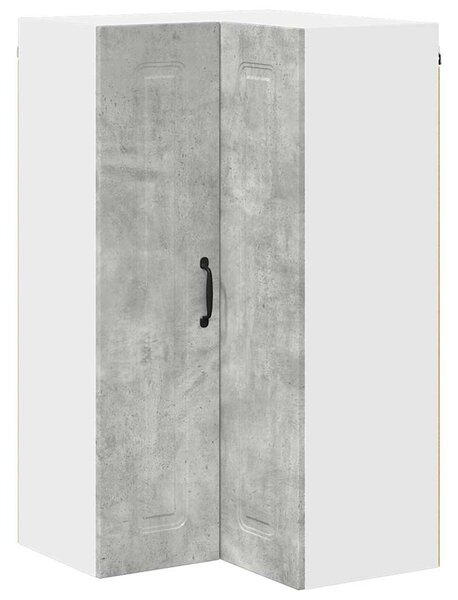 Fali konyhaszekrény Beton Szürke 57 x 57 x 100 cm Faanyag