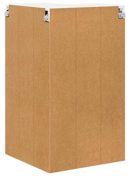 Fali konyhaszekrény polcokkal Fehér 57 x 57 x 100 cm Faanyag