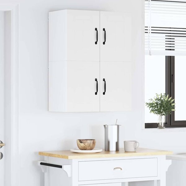 Fali konyhaszekrény 2 pcs Fehér 60 x 31 x 40 cm Faanyag