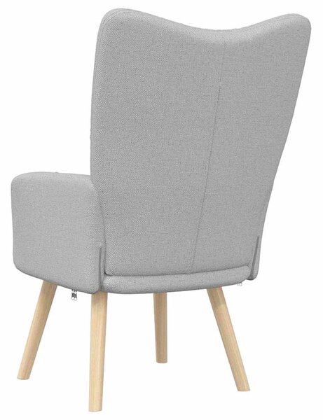 Felhőszürke szövet relaxáló szék