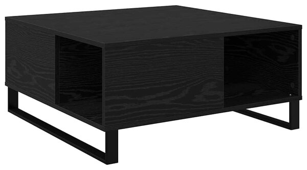Dohányzóasztal Fekete tölgy 80 x 80 x 36,5 cm Faanyag