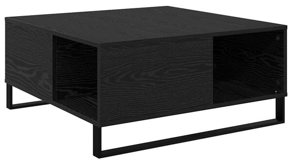 Dohányzóasztal Fekete tölgy 80 x 80 x 36,5 cm Faanyag
