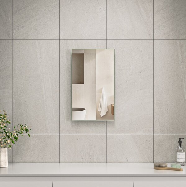 Erga Rectangle, téglalap alakú tükör 30x50 cm, ERG-V01-RECTAGLE-3050-CL