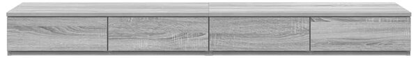 Ágyfiókok fiókkal Szürke sonoma 150 x 36.5 x 16.5 cm Faanyag