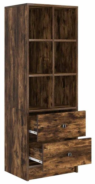 Magasfiú fiókkal Füstölt tölgy 45.5 x 34 x 127 cm Faanyag