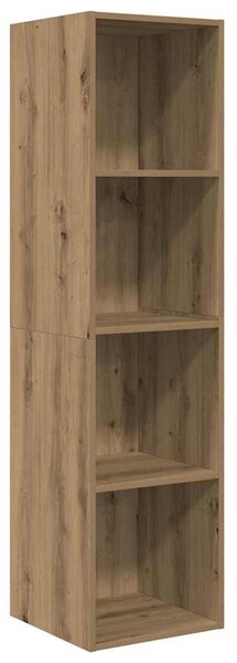TV szekrény garnitúra 2 pcs Barna 37 x 37 x 142,5 cm Faanyag