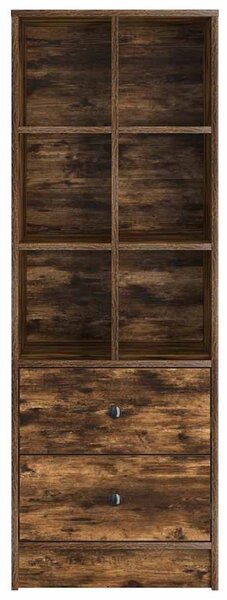 Magasfiú fiókkal Füstölt tölgy 45.5 x 34 x 127 cm Faanyag