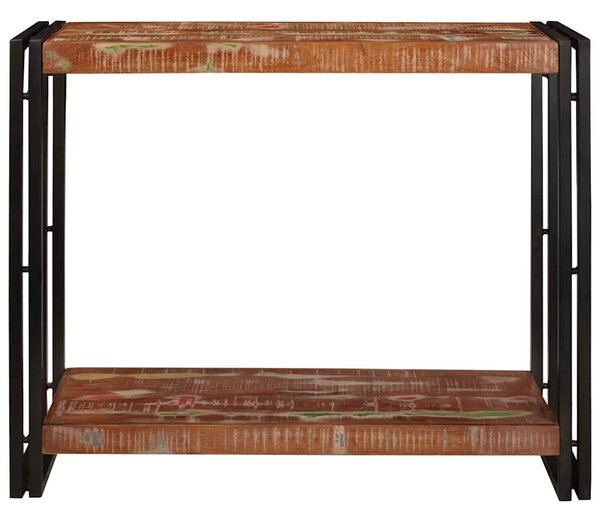 Konzolasztal 90 x 33 x 75 cm Szilárd Újrahasznosított Fa