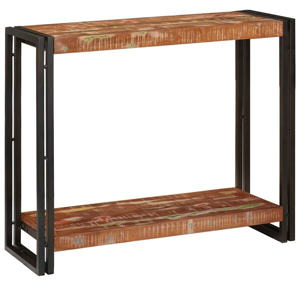 Konzolasztal 90 x 33 x 75 cm Szilárd Újrahasznosított Fa