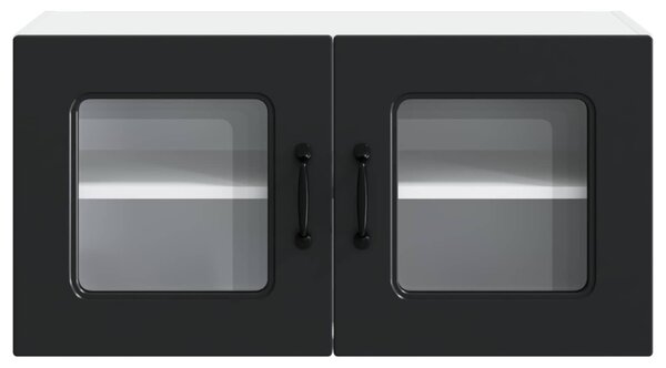 Mosogatógép panel Kalmar Fekete 80 x 31 x 40 cm Faanyag