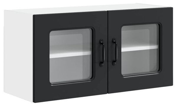 Mosogatógép panel Kalmar Fekete 80 x 31 x 40 cm Faanyag