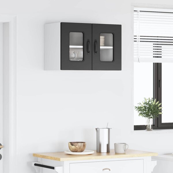 Mosogatógép panel Kalmar Fekete 60 x 31 x 40 cm Faanyag