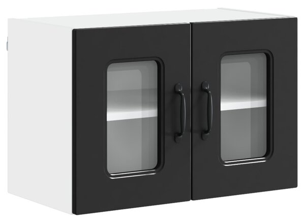 Mosogatógép panel Kalmar Fekete 60 x 31 x 40 cm Faanyag