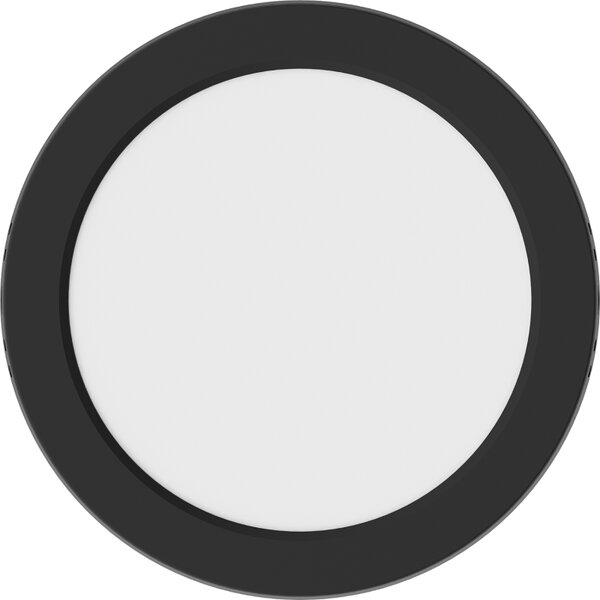 Mexen LDSR, LED mennyezeti lámpa, átmérő 17 cm, 12W, semleges - 4000K, 960 lm, fekete - L212-017-1240-70