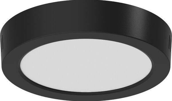Mexen LDSR, LED mennyezeti lámpa, átmérő 17 cm, 12W, semleges - 4000K, 960 lm, fekete - L212-017-1240-70