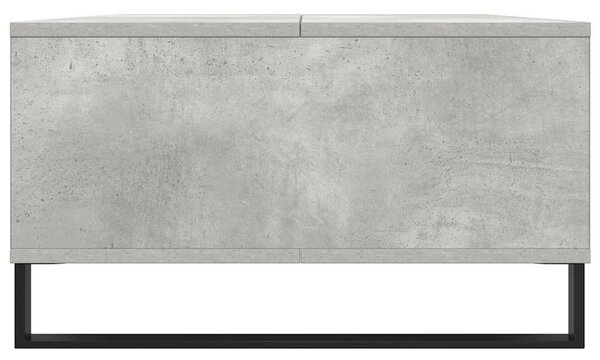 Betonszürke szerelt fa dohányzóasztal 104 x 60 x 35 cm