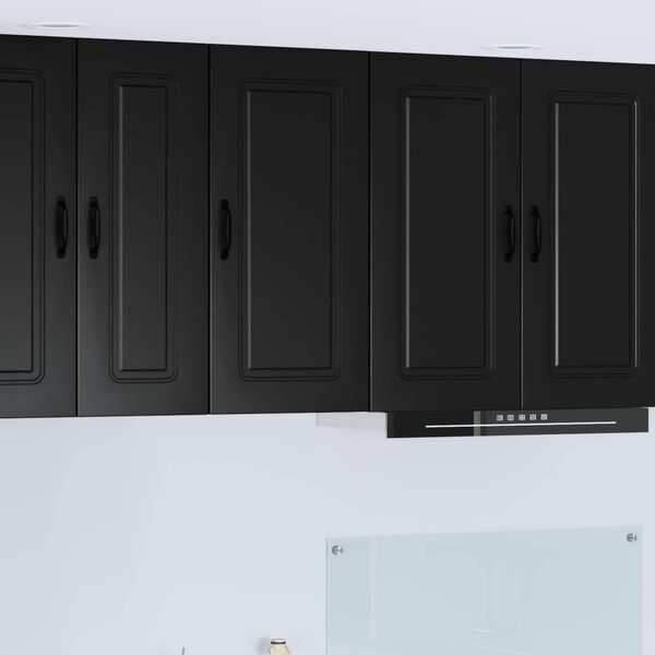 Mosogatógép panel Kalmar Fekete 40 x 31 x 80 cm Faanyag
