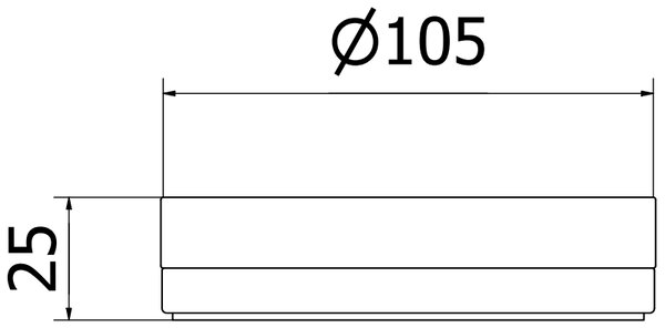 Mexen Triv, fali szappantartó, fehér / matt réz, 70A33057-65W