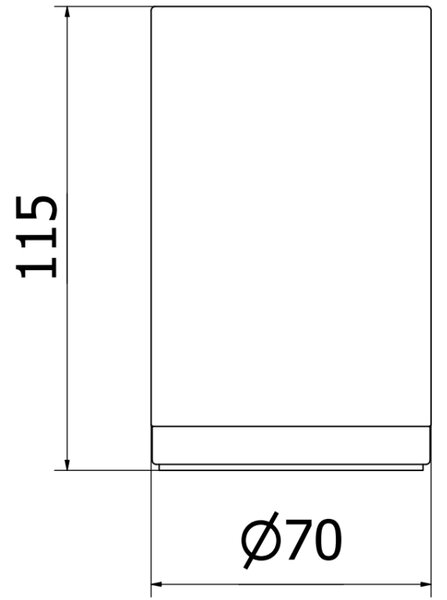 Mexen Triv, falra szerelhető fogkefetartó, fehér, 70A33053-20W