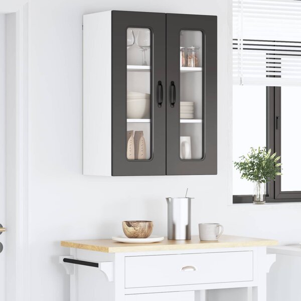 Mosogatógép panel Kalmar Fekete 60 x 31 x 80 cm Faanyag