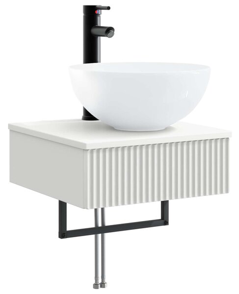 Fürdőszobai Szekrény Szett 5 pcs Fehér 43 x 16 x 62,5 cm