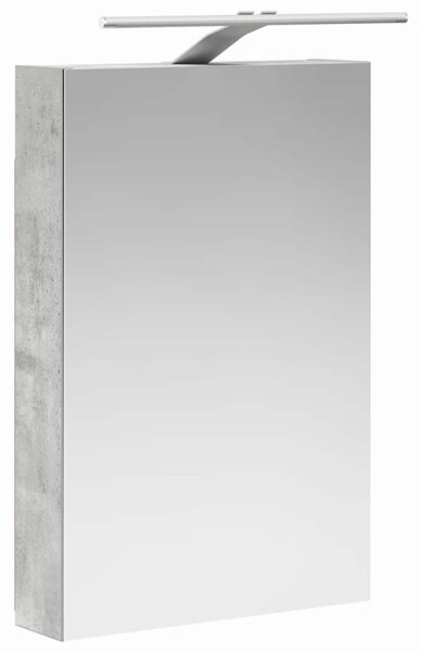 Fürdőszobai Szekrény Szett 5 pcs Betonszürke
