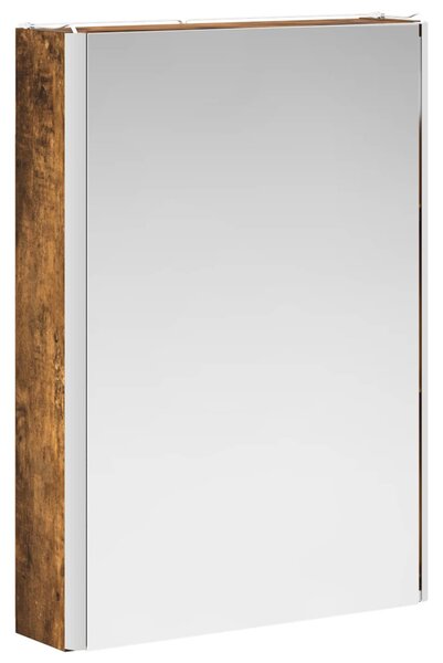 Fürdőszobai Szekrény Szett 5 pcs Füstös Tölgy