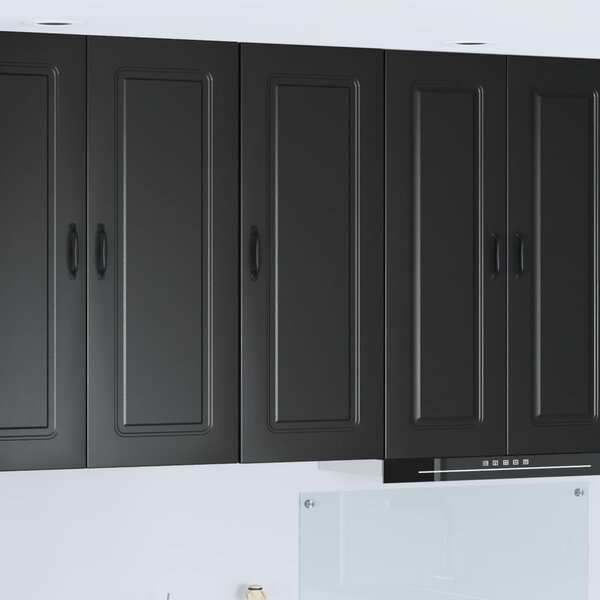 Mosogatógép panel Kalmar Fekete 40 x 31 x 100 cm Faanyag