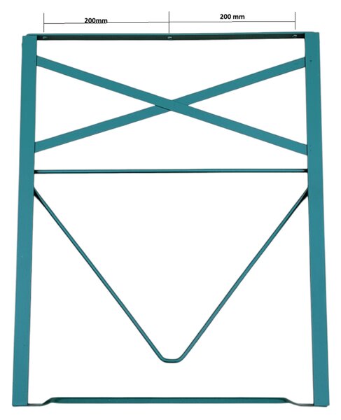 Premium sörasztal pótláb – 75 × 47 cm
