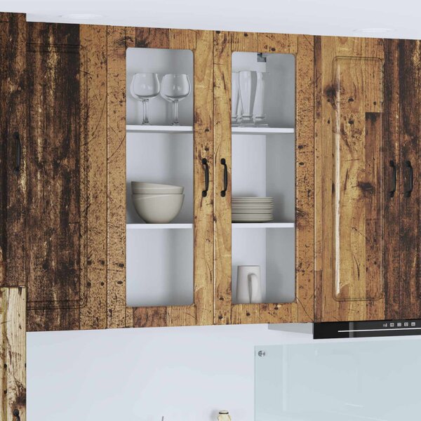 Mosogatógép panel Kalmar Öreg fa 80 x 31 x 100 cm Faanyag