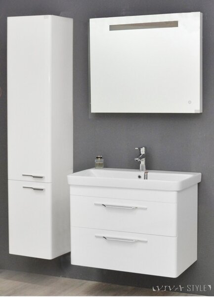 TMP LUX Touch fürdőszobai tükör - LED világítással - érintő kapcsolóval - 80 x 65 cm