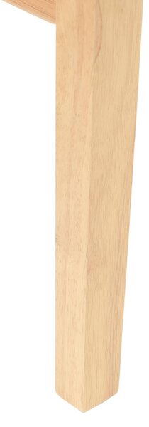 Étkező Székek 2 pcs Természetes 43 x 54 x 89 cm Tömör Gumi Fa