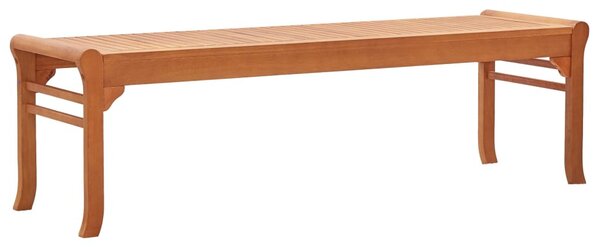 3 személyes tömör eukaliptuszfa kerti pad 150 cm