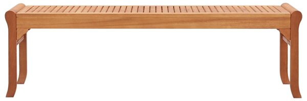 3 személyes tömör eukaliptuszfa kerti pad 150 cm