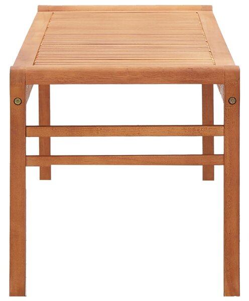 3 személyes tömör eukaliptuszfa kerti pad 150 cm