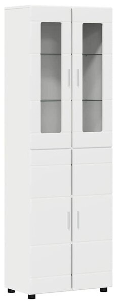 Magasfiú polcokkal FLORIN Fehér 60 x 35 x 182 cm Faanyag